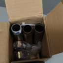 Warm Gold Curtain Rods for Windows Small 28 to 48 Inch 1" Diameter Short Adjustable Heavy Duty Antique Brass Metal Decorative with Finials Vintage Brushed Bronze for Living Room Bedroom Kitchen