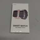 Smart Watch for Men Women(Answer/Make Calls), 1.95" HD Touch Screen Fitness Watch with Sleep Heart Rate Monitor, 110+ Sports Modes, IP68 Waterproof Activity Trackers Compatible with Android iOS, Black