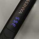 VANESSA PRO Flat Iron Hair Straightener, 100% Pure Titanium Flat Iron for One Pass to Achieve a Sleek Look, Curls Beautifully & Straightens Well - 1 inch