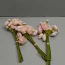 Letjolt Ranunculus Artificial Flower Pink Silk Flowers Faux DIY Bouquet for Wedding Engagement Centerpieces Arrangements Bridal Shower Decorations Home Decor 18pcs