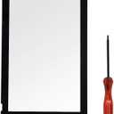 Front Outer Lens LCD Touch Screen Digitizer Replacement Part (NO LCD Screen) with Opening Tool for Nintendo Switch NS 2017