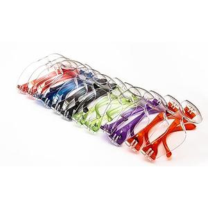 G & F Products - 13016-NEW 13016NEW Safety Goggles with 99% Protection Against UV-A, B & C Rays, Impact, & Ballistic Resistant & Clear Lenses 12 Count (Pack of 1) Unisex