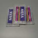 3 x MEFA 15 Sizes Short Coffin Nail Tips - 300 Pcs Half Matte Full Cover Press on Nails, Pre-shape Gel Nail Tips for Nail Extension Home DIY Salon Manicure