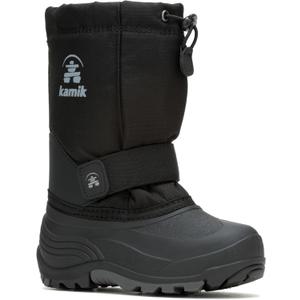 Kamik Unisex-Child Rocket Snow Boot (12 Little Kid, Black)