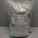 Boho 80% Blackout Curtains with Gray Liner 84 Inches Long 2 Panels Set, Beige Linen Blend Drapes with Tassels and Cotton Embroidered for Living Room Bedroom