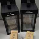 2 Pack Solar Wall Lights Outdoor Waterproof with 3 Lighting Modes & Motion Sensor, Dusk to Dawn Exterior Porch Light fixtures, Solar Wall Lantern Fixture for Garage Porch Yard Front Door