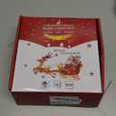 [Timer] Christmas Window Decorations, 3 Pack Snowflake Christmas Window Lights with Suction Cup, Hanging LED Battery Operated Xmas Lights Indoor Outdoor Xmas Tree Fireplace Home Party Decor - While (White)