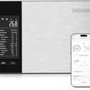 MrOwner Smart Food Kitchen Scale with Nutritional Calculator, Free App with 19 Nutrients Tracking, Calorie, Marco, Digital Weight Grams and Ounces for Weight Loss, Premium Stainless Steel, 22lb