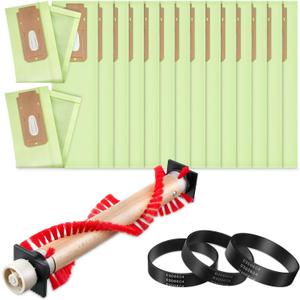 Landhoow 12 Pcs Brush Roller Compatible With Oreck XL Vacuum, Bag, Upright Belt Replacement for 0300604 - Cleaner Replacement Parts
