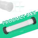 11763 Pool Sand Filter Pump Hose for Intex Interconnecting Hose for 10 Inch Sand Filter Pumps and fit for with Intex Filter White