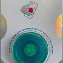 PopSockets PopGrip Swappable Top Phone Grip Stand Transparent Glitter Mint