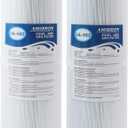 5CH-502 Replaces Marquis Spa Filter, Compatible with PPM50SC-F2M, FC-0195, Marqui spa 20041, 20091, 370-0237 2" Male Fine Thread 50 sq.ft. C-5303 Model Hot Tub Filter 2 Pack