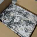 zesthome 5x7 Washable Rug-Stain Resistant Area Rugs for Living Room, Ultra-Thin Vintage Rugs, Non-Slip Backing Rug, Low Pile Large Area Rug, Boho Home Decor (Grey/Beige)