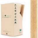 Biodegradable 8.25" x 8mm Jumbo Straws Made From Agave Fibers 150 Pcs | Plant-Based Eco-Friendly Products | Drinking Straws | Reusable Straws | Plastic-Free | Gluten Free