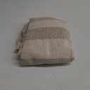 DII Rustic Farmhouse Cotton Cabana Striped Blanket Throw with Fringe, 50 x 60 - Cabana Striped Stone