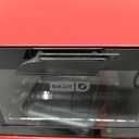 Dash Mini Toaster Oven - Sleek & Stylish - For Creative Homemade Treats - Compact, Space-Saving Design - adjustable temperature dial - Removable Baking Tray - Red, + Auto Shut Off Feature