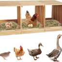 Nesting Boxes for Chickens 3 Compartments Chicken Nesting Boxes Wall Mount Nest Box for Chicken Coop Versatile Use Wood Nesting Boxes for Hens Easy to Assemble for Chickens, Hens, Ducks