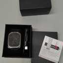 MioHHR Stainless Steel Watch Band with Case Compatible with Apple Watch Ultra3/2/1 Series 11 10 9 8 7 6 5 4 3 2 1 SE3/2/1, Metal Strap with Protective Cover for iWatch 49/46/45/44/42/41/40/38mm Men (Silver)