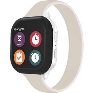 Solo Loop Slim Band Compatible with Apple Watch Bands 38mm 40mm 41mm 42mm, Stretchy Silicone Elastic Women Sport Thin Strap for iWatch Series 11 10 SE 9 8 7 6 5 4 3 2 1