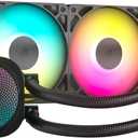 CORSAIR Nautilus 240 RS ARGB Liquid CPU Cooler  240mm AIO  Low-Noise  Direct Motherboard Connection  Daisy-Chain  Intel LGA 1851/1700, AMD AM5/AM4  2X RS120 ARGB Fans Included  Black