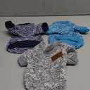 3 Pack Dog Sweaters for Small Dogs Girl Boy Winter Fleece Clothes Warm Soft Dog Sweatshirt Outfit for Dogs Cats Pet Apparel (Navy Blue+Grey+Light Blue, XX-Small)