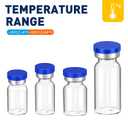 10ml Sterile Vials with Self Healing Injection Port and Sealing Cap, Glass Sterile Vials for Injections 20 PackEmpty Vial, No Liquid