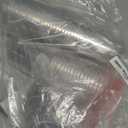 Ziliny 50 Sets Clear Plastic Cups with Heart Shaped Straws and Lids, Disposable Iced Coffee Cups Drinking Pet for Cold Drinks, Valentine's Galentine's Day Bridal Baby Showers Party (16 oz,Clear)