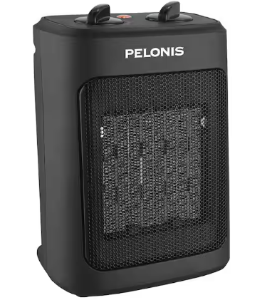 Pelonis 1500-Watt 9 in. Electric Personal Ceramic Space Heater with Thermostat CH1001 