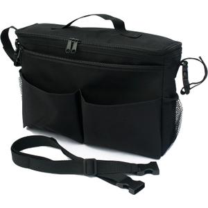 J.L. Childress Cool 'N Cargo Stroller and Wagon Cooler and Organizer - Universal Fit - Insulated - Attaches to Strollers, Wagons, Walkers and Wheelchairs - Large Capacity - Black (One Size (Pack of 1)) J.L. Childress Cool 'N Cargo Stroller and Wagon Cooler and Organizer - Universal Fit - Insulated - Attaches to Strollers, Wagons, Walkers and Wheelchairs - Large Capacity - Black (One Size (Pack of 1))