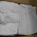 50pcs Pleated Skirt Spandex White Chair Cover Hotel Banquet Party Events Wedding Decoration Seat Protector Slip Covers
