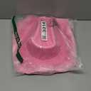 ZEBSF Feathers Cowboy Cowgirl Hat with Heart Sunglasses - Cowboy Hats for Women Bachelorette Birthday Disco Party (Pink)