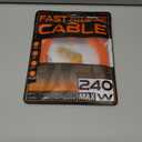 chubbycable Chubby 2.0 USB C 240W Fast Charging Cable Silicone Soft Durable USB C Cable Extra Thick Charger Cord Compatible with iPhone 17-15 Series iPad, Orange, Type-C to Type-C, 3.3FT