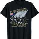 New Zealand Rugby Fan shirt All black Haka Maori dance T-Shirt Size M