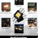 Alopee 4 Pack DE3022 Led Bulb 31mm Led Festoon Light DE3175 Warm White 6SMD 3020 Non-Polarity Canbus Error Free Dome Light for Car Map Door Trunk License Plate Lighting