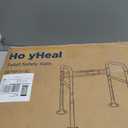 Toilet Safety Rails for Seniors, Adjustable Height & Width Toilet Rails, 350 lb Toilet Handles for Elderly and Disabled, Foldable Toilet Safety Frame, Toilet Bars Fit Any Toilets