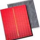 Cabin & Engine Air Filter for CT200h NX300h Prius Prius Plug-In Prius V RAV4 Hybrid 2.5L