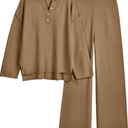 LILLUSORY Women's 2 Piece Lounge Sets Oversized Slouchy Matching Cozy Knit Sets L