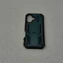 FNTCASE for iPhone 16 Phone Case: for iPhone 16 case with Kickstand Shockproof Military Grade Protective Cover - Dual Layer Full Protection Sturdy Matte Textured Drop Proof - 6.1 Inch Green