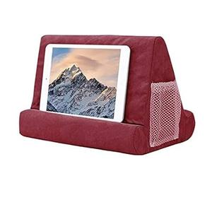 Fourd Pillow Foam Laptop & Tablet Stand, Multifunction Holder Lap Rest Cushion for iPad with Bag (Black)