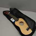 Everjoys Soprano Ukulele Beginner Kit 21 Inch w/Free Online Lesson Gig Bag Tuner Picks Strap, Fast to Learn (Rainbow String)