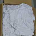 VEVOR Stretch Spandex Folding Chair Covers, Universal Fitted Chair Cover, Removable Washable Protective Slipcovers, for Wedding, Holiday, Banquet, Party, Celebration, Dining (50PCS White)