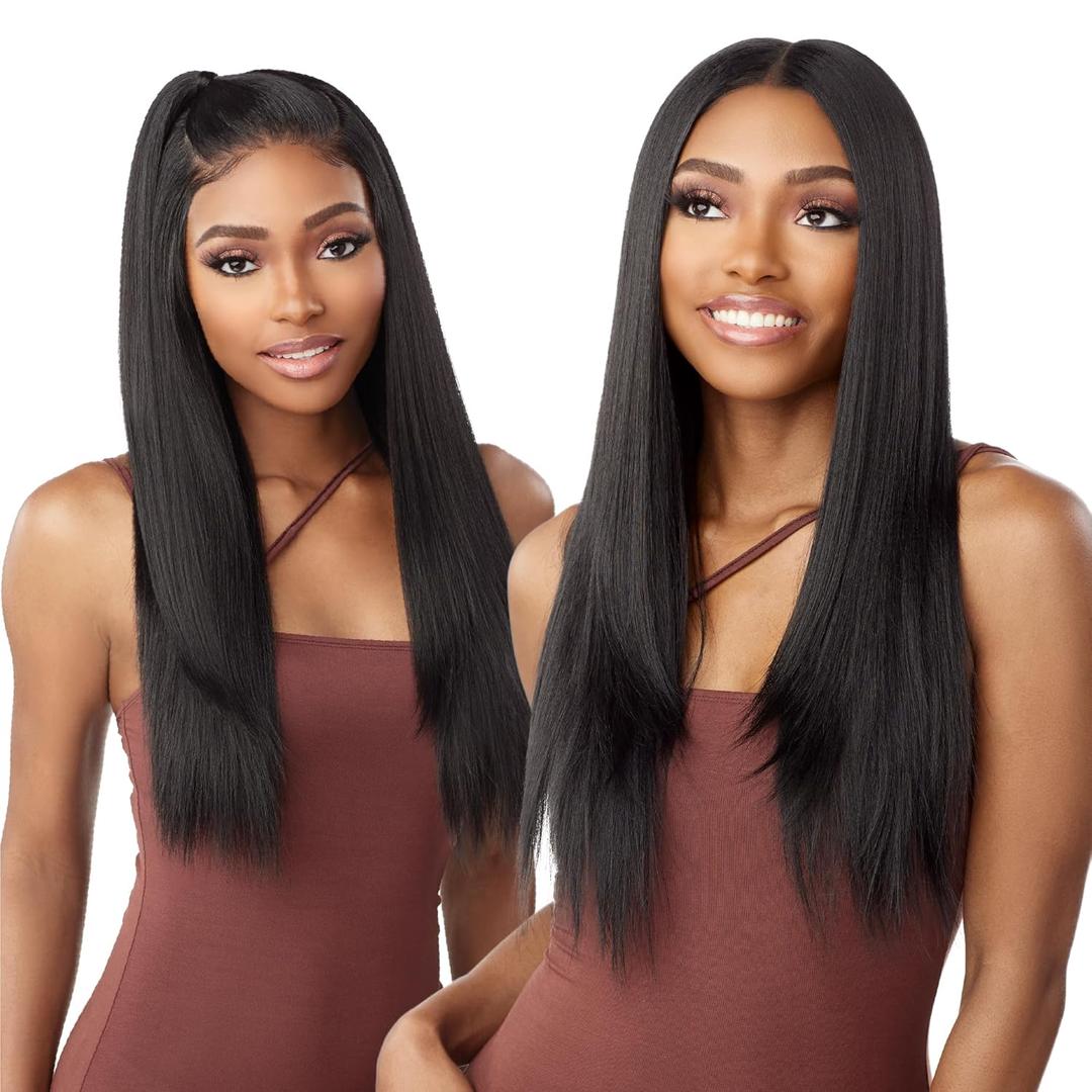 Sensationnel What Lace 13X6 Wigs - Mariella 26 Inch Human Hair Blend Lacefrontal Glueless Synthetic With Natural Density Preplucked Hairline (COLORMELTGOLD) Sensationnel What Lace 13X6 Wigs - Mariella 26 Inch Human Hair Blend Lacefrontal Glueless Synthetic With Natural Density Preplucked Hairline (COLORMELTGOLD)