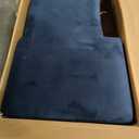 HONBAY Sleeper Sectional Couch with Pull-Out Bed Sectional Sleeper Sofa Pull Out Bed with Storage Chaise, 6 Seaters Couch for Living Room, Velvet Blue, 85.8"D x 111.4"W x 35"H