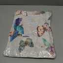 Hummingbird Throw Blanket Butterfly Hummingbirds Theme Blanket for Women Girls Hummingbird Gifts for Bird Lovers Bird Flower Blanket for Couch Bed Outdoor 40"x50"for Kids/Child