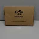 PHOEPET Reflective Dog Harness Large Breed Adjustable No Pull Vest with with Handle 2 Metal Rings 3 Buckles [Easy to Put on & Take Off](L, Orange)