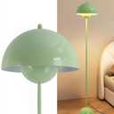 COSYLUX Modern Floor Lamp for Living Room, Industrial Tall Standing Lamp for Bedroom, Metal Shade Reflecting Light Reading Floor Lamp for Office, Nursery Room, Corner(Pastel Green)