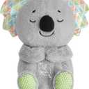 Fisher-Price Baby Toy Soothe 'n Snuggle Koala Plush Sound Machine with Customizable Music Lights & Breathing Motion for Newborns 0+ Months