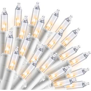 Joiedomi Christmas String Lights Indoor,300(3x100) Mini Warm Fairy Light,64.5FT Lighting Decor for Patio Dorm Classroom Bedroom Holiday Wedding Party Garland Birthday Festival,White Wire (3100ct)