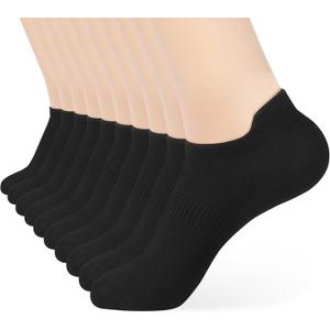 ATBITER Ankle Socks Women's Thin Athletic Running Low Cut No Show Socks With Tab 8-Pairs, Size: 7-9