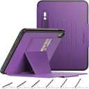 SEYMAC stock Case for iPad (A16) 11th/10th Generation 11''/10.9'', Strong Magnetic Auto Sleep Shockproof Case with Absorbing Multi-Angles Stand, Pen Holder, Card Slot (Purple)